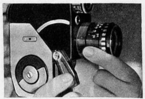 кинокамера-автомат диафрагма